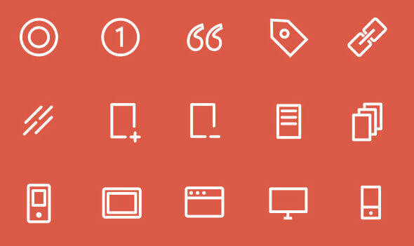 3px Icons Set
