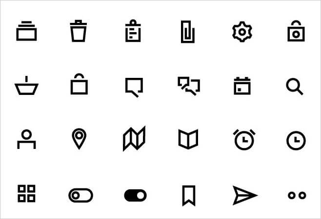 Minima Line Icons